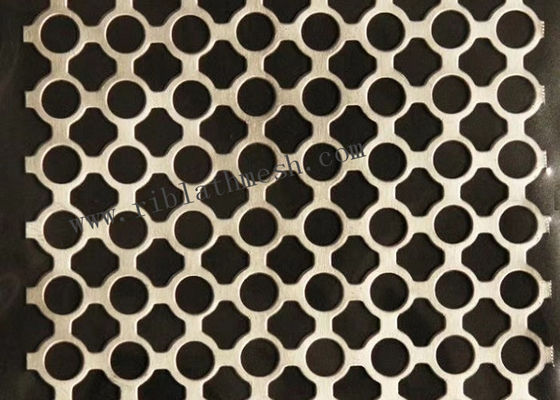 Round Hole 1m Width 2m Length Perforated Steel Mesh