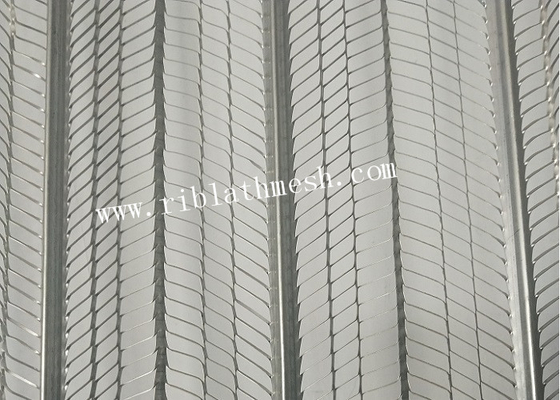 7*15mm Hole Size Galvanised Rib Lath In Construction Of Civil Building