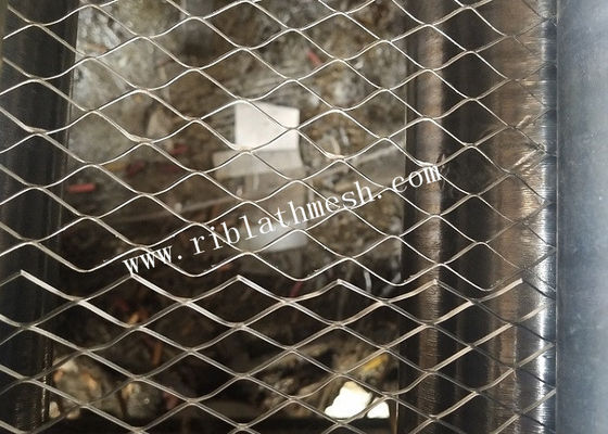 rinforzo galvanizzato immerso caldo Mesh Expanded Metal del mattone di acciaio inossidabile 370g/M2